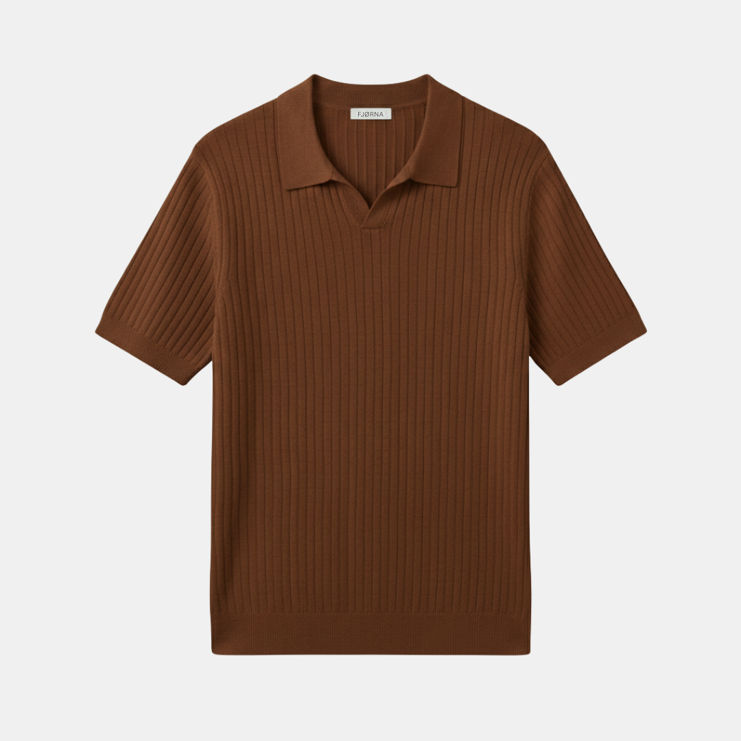 Men’s Striped Polo Shirt