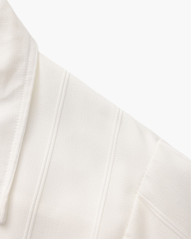 Men's Long Sleeve Ribbed Collar Shirt