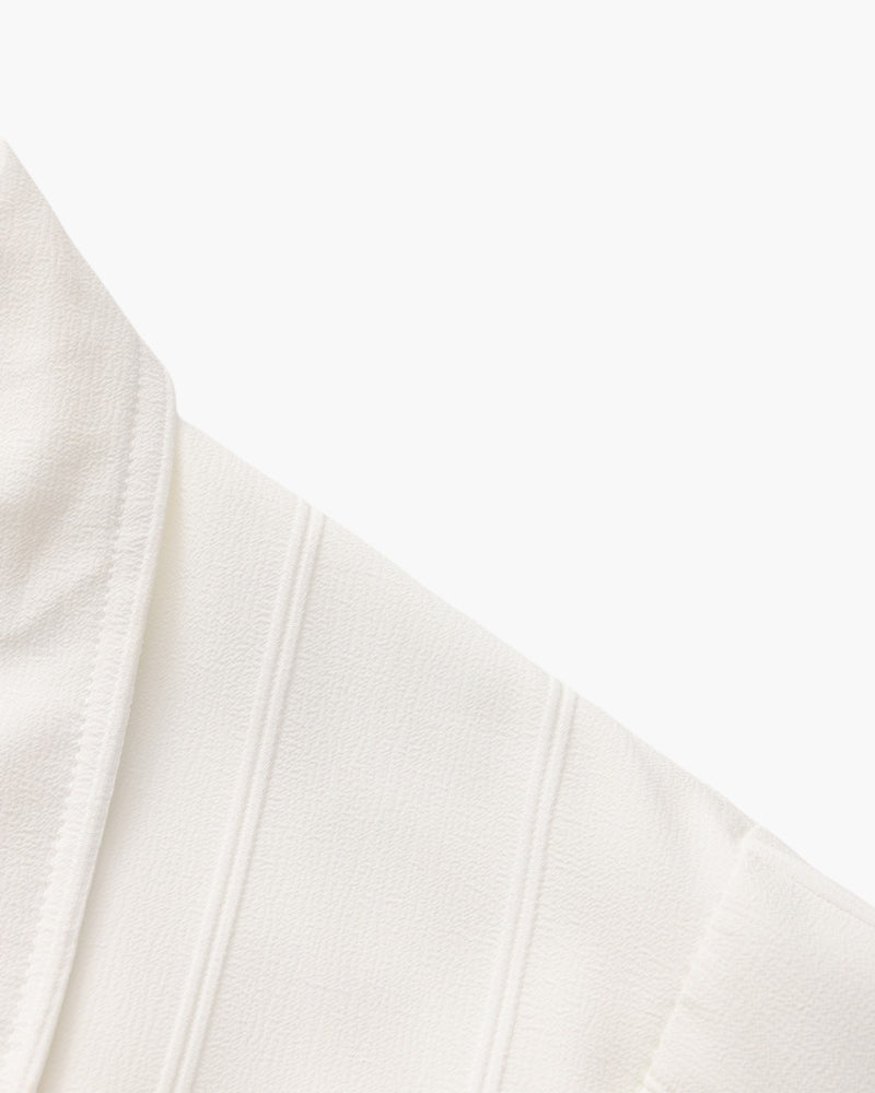 Men's Long Sleeve Ribbed Collar Shirt