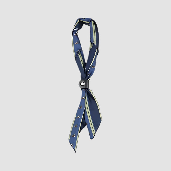 MV Retro Print Silk Scarf