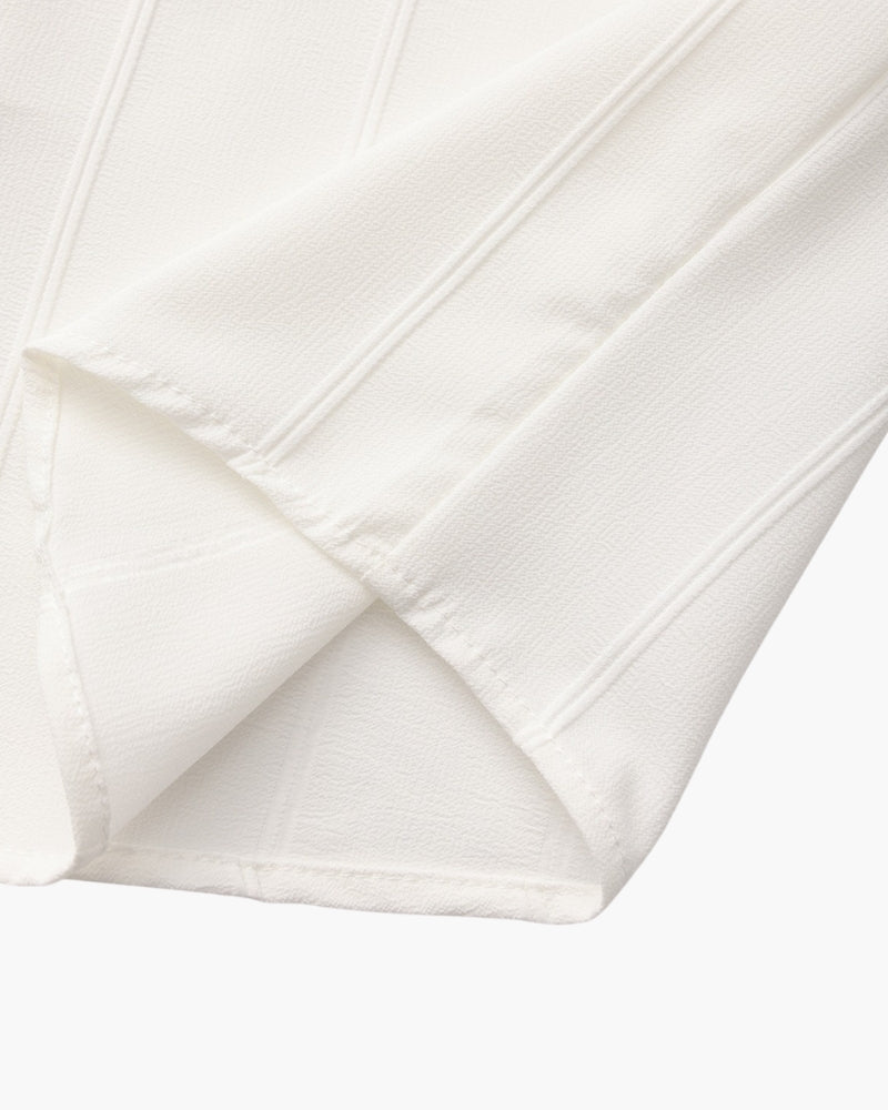 Men's Long Sleeve Ribbed Collar Shirt