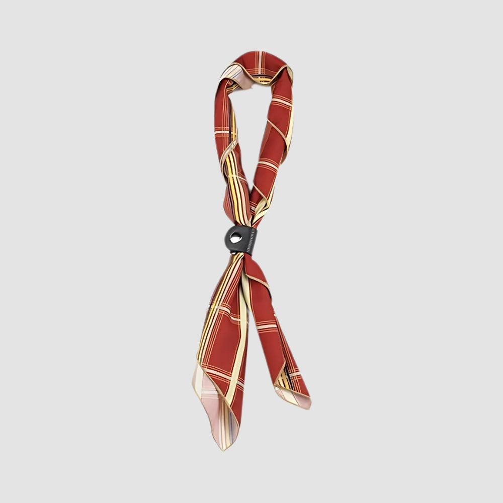 MV Retro Print Silk Scarf