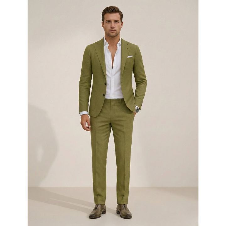 Men's Lightweight Two-Piece Suit – Perfect for Spring and Summer Events
