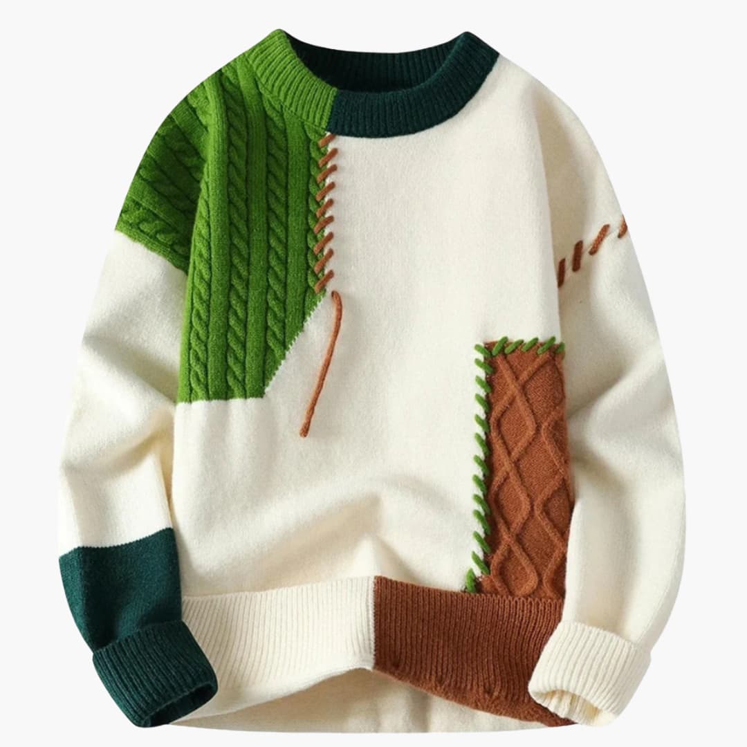 Reve™ | Patchwork Sweater