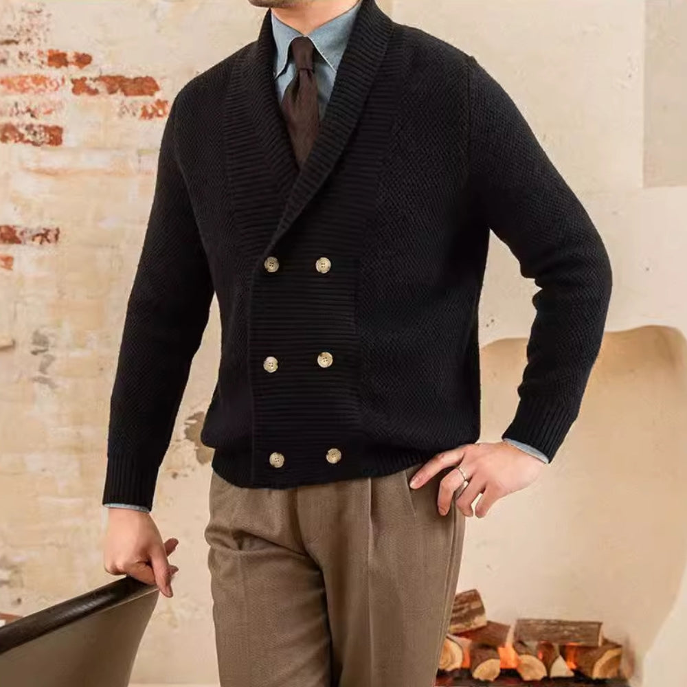 MV V-Neck British Style Cardigan