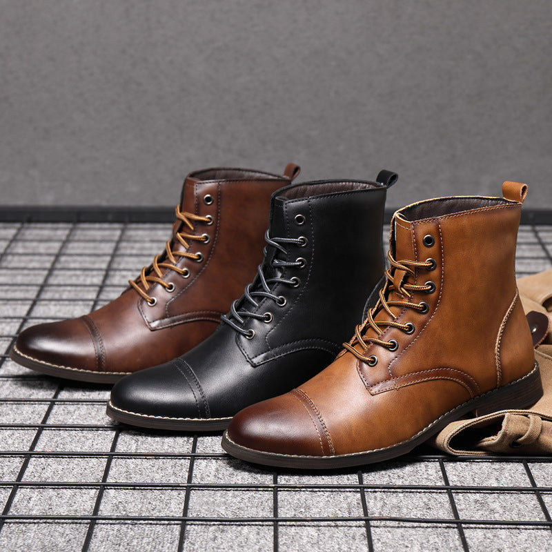 Morgan | Faux Leather Ankle Boots