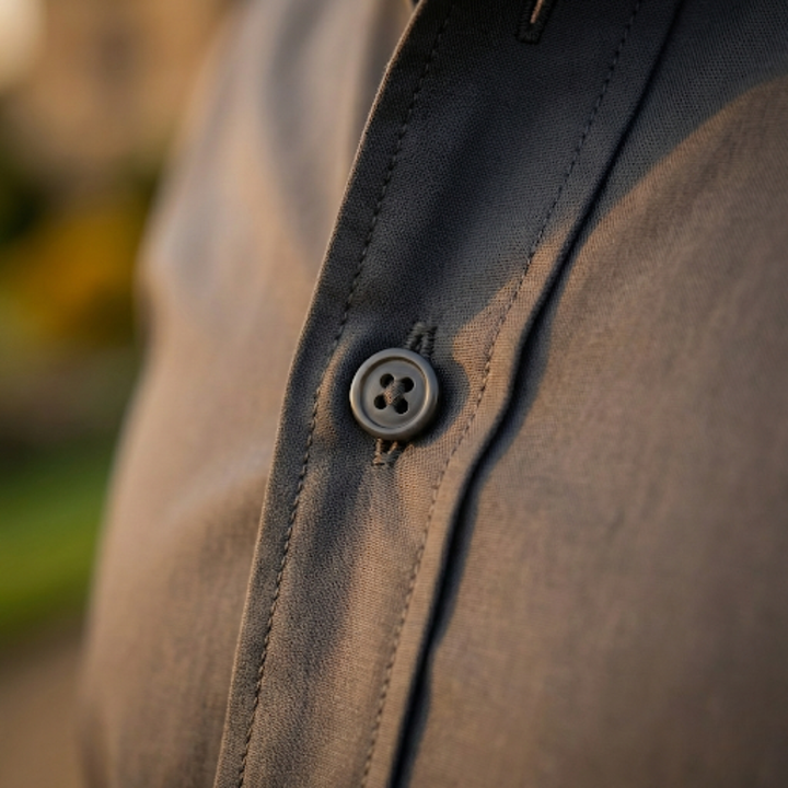 Men's Classic Shirt – Timeless Notched Collar Style
