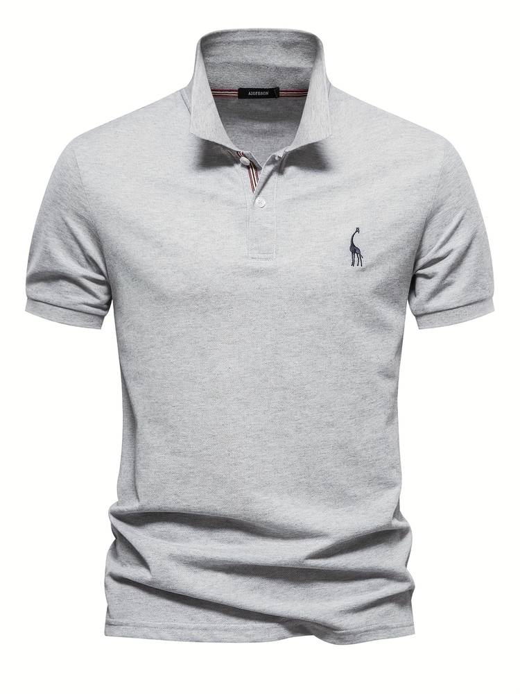 Cotton Polo Giraffe Shirt for Men