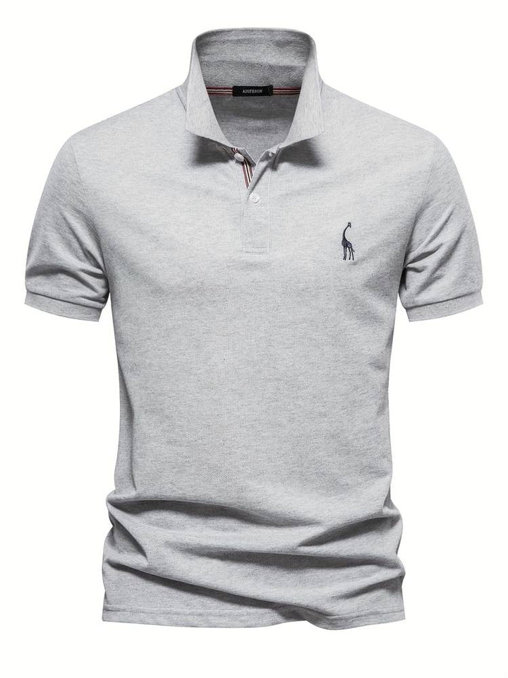 Cotton Polo Giraffe Shirt for Men