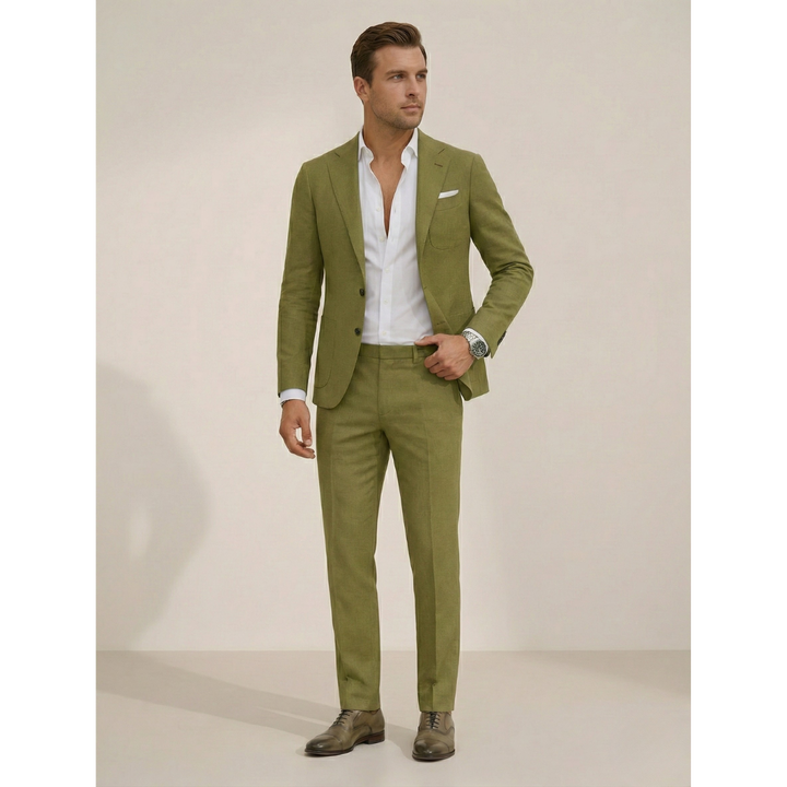 Men's Lightweight Two-Piece Suit – Perfect for Spring and Summer Events