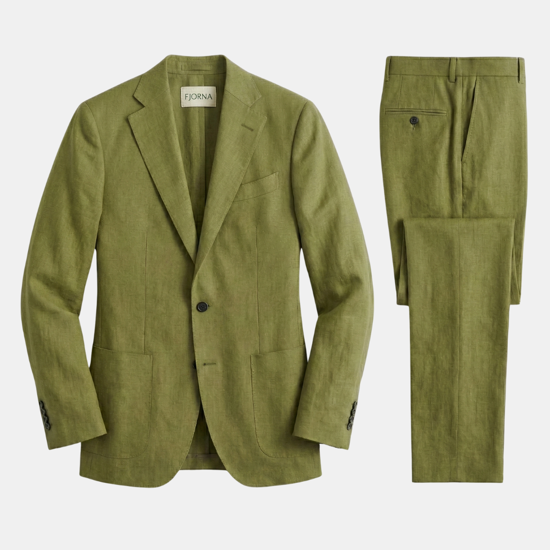 Men's Lightweight Two-Piece Suit – Perfect for Spring and Summer Events