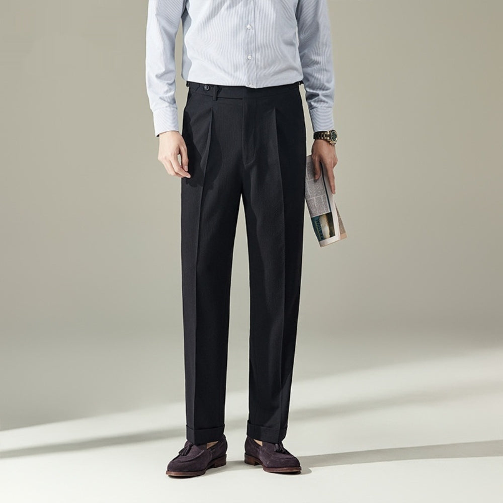 MV Italian Seersucker Loose Trousers