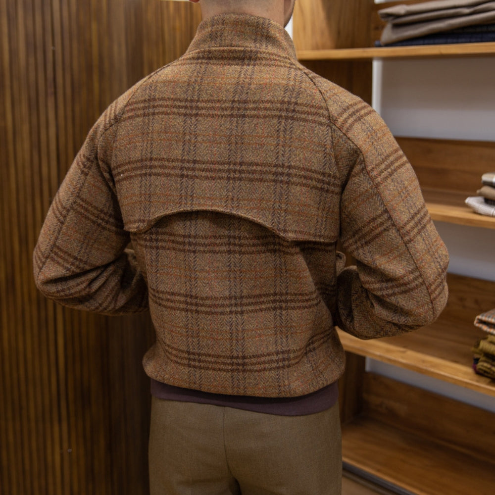 MV Italian Vintage Wool Harrington Jacket