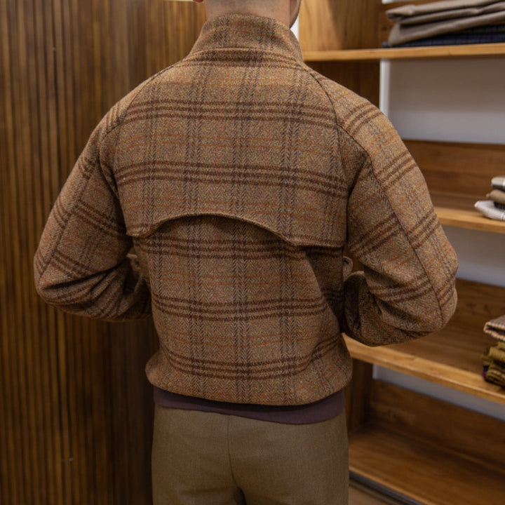 MV Italian Vintage Wool Harrington Jacket