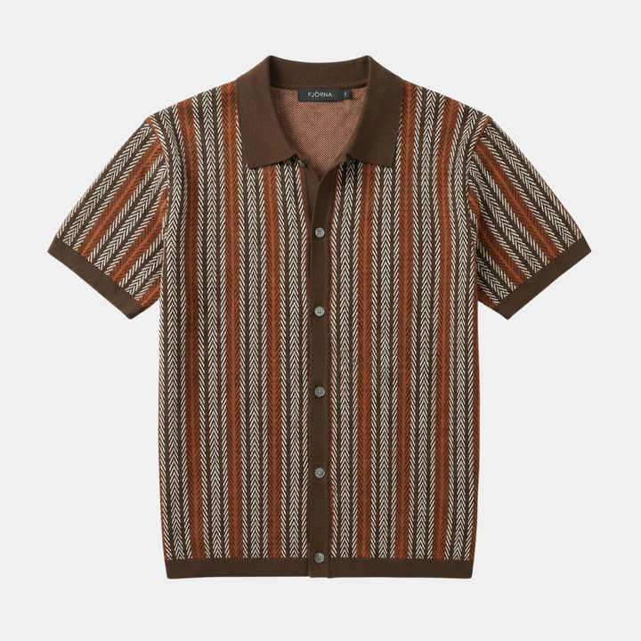 Men’s Striped Jacquard Shirt