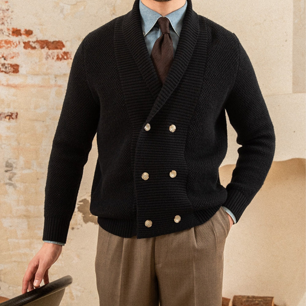 MV V-Neck British Style Cardigan
