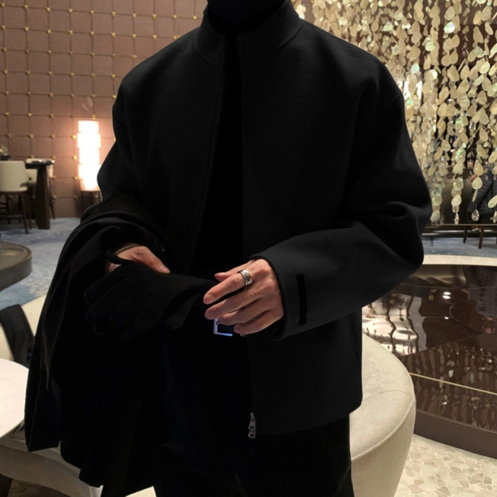 MV Woolen Stand-Up Collar Pilot Jacket
