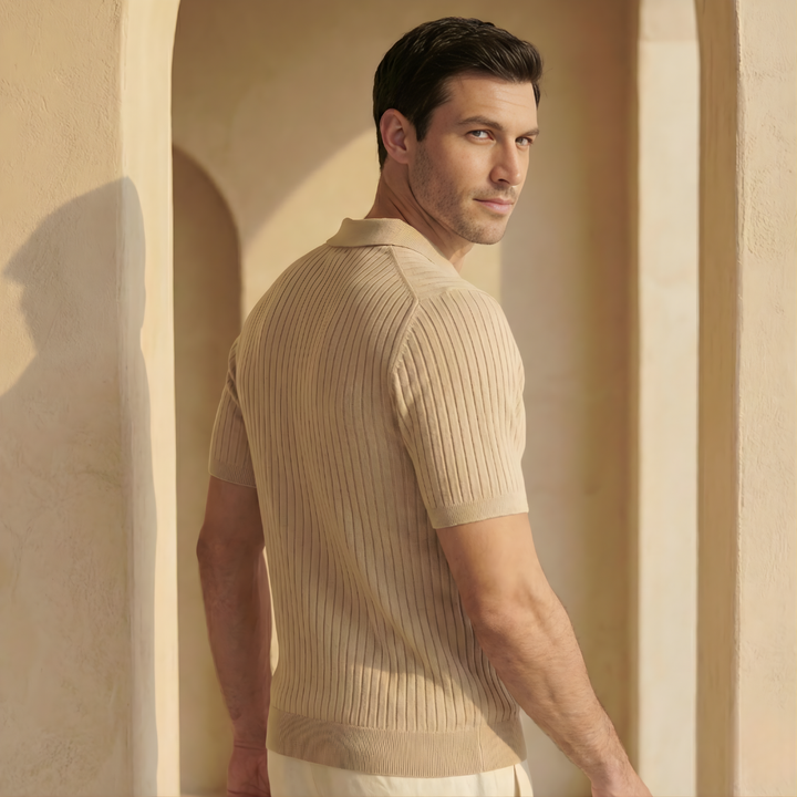 Men’s Striped Polo Shirt