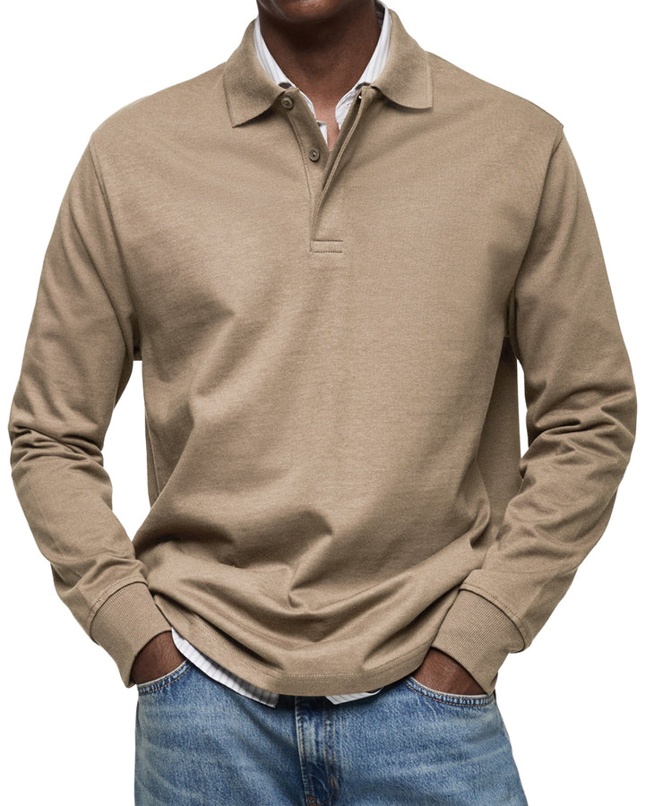 MARK | Luxury Polo with Long Sleeves