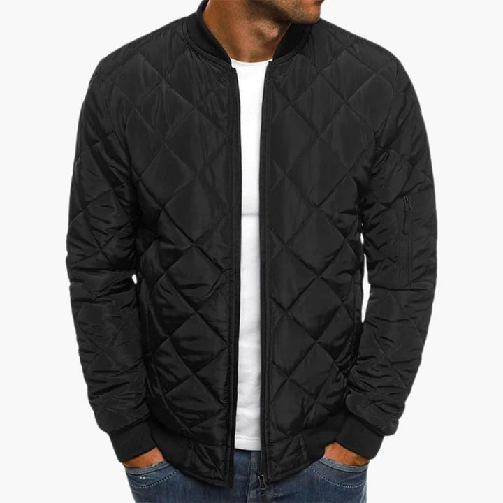 Florian | Bomber Jacket with Diamond Pattern