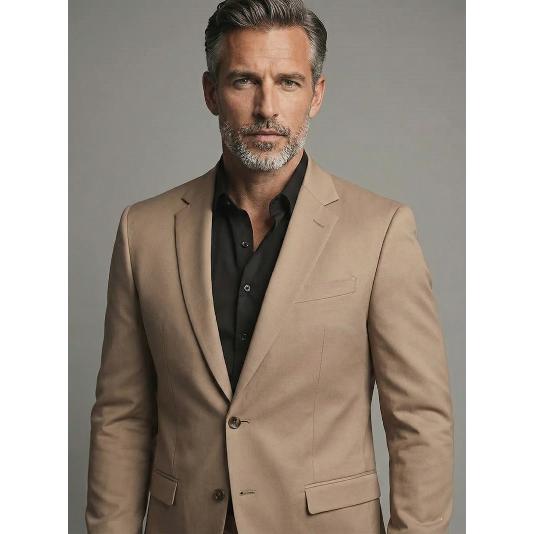 Men's Tailored Suit – Sleek and Sophisticated Two-Piece Set