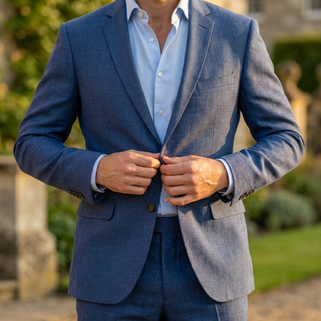 Breathable Linen Suit Set