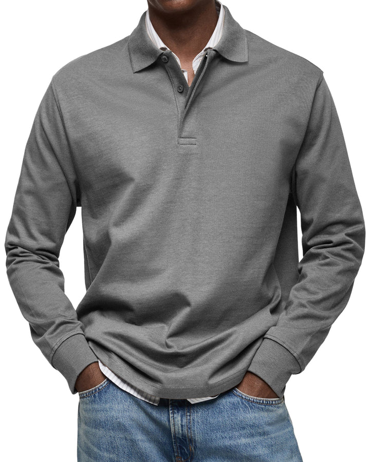 MARK | Luxury Polo with Long Sleeves
