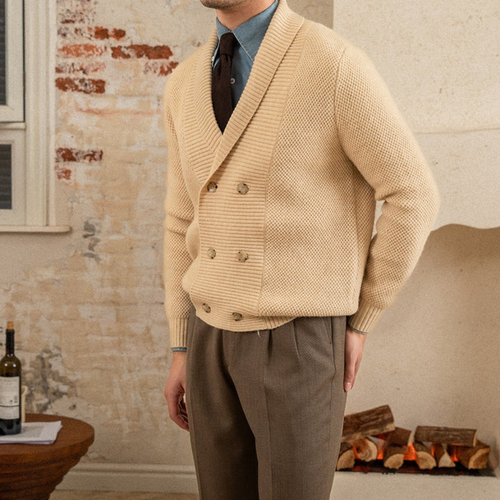 MV V-Neck British Style Cardigan
