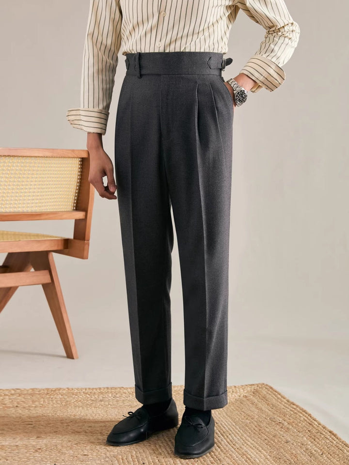 MV Straight Leg Italian Drape Trousers