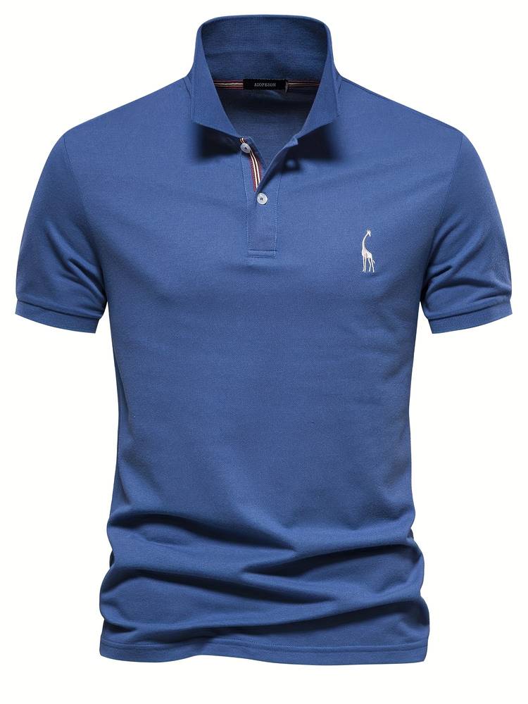 Cotton Polo Giraffe Shirt for Men