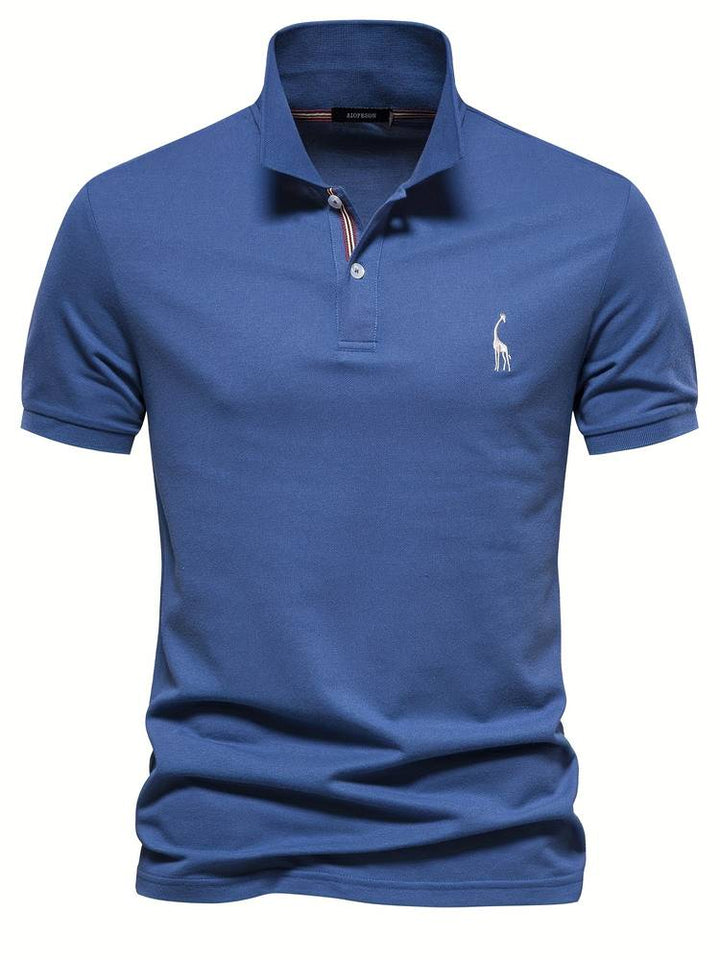 Cotton Polo Giraffe Shirt for Men