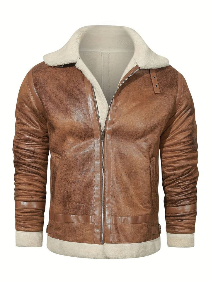 Meinhard - Comfortable and Luxurious Leather Winter Jacket | Last Day 80% Off!