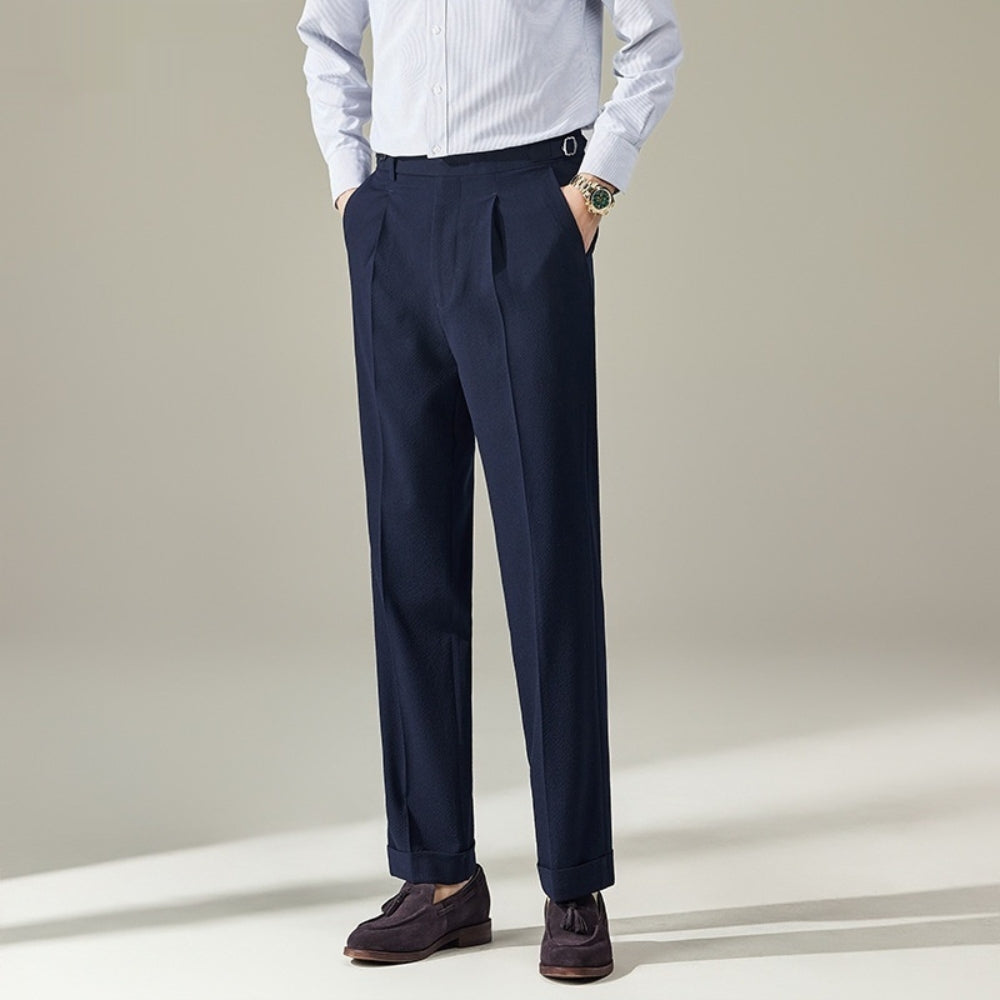 MV Italian Seersucker Loose Trousers