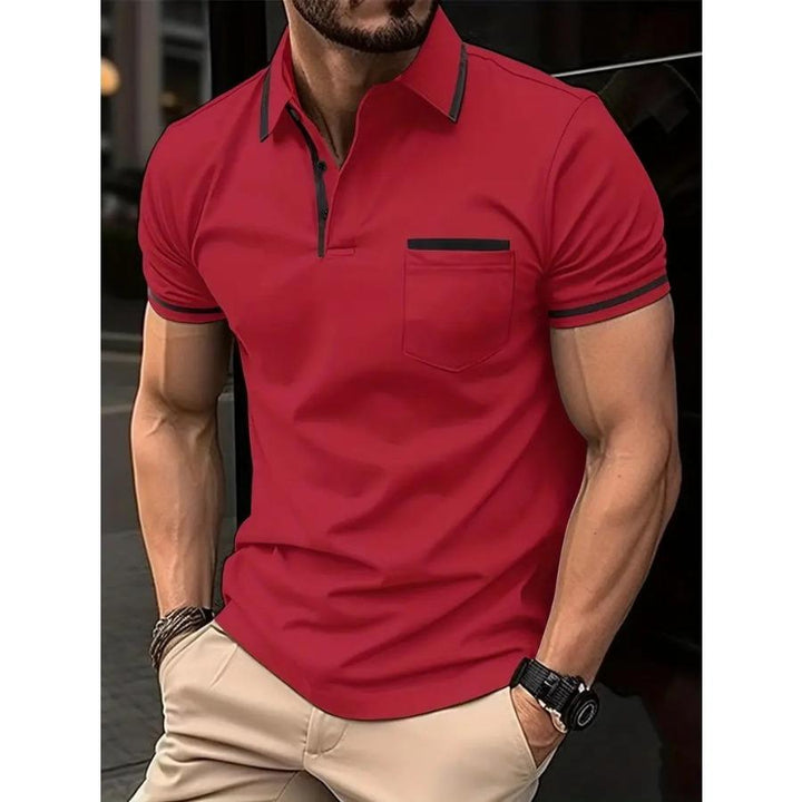 Maison | Timeless Slim Fit with Contrast Trims  Polo Shirt