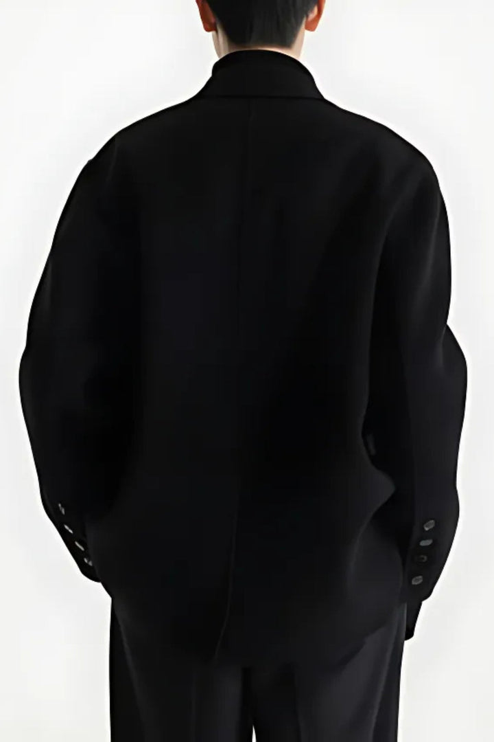 MV Peak Lapel Double-Faced Wool Suit Jacket