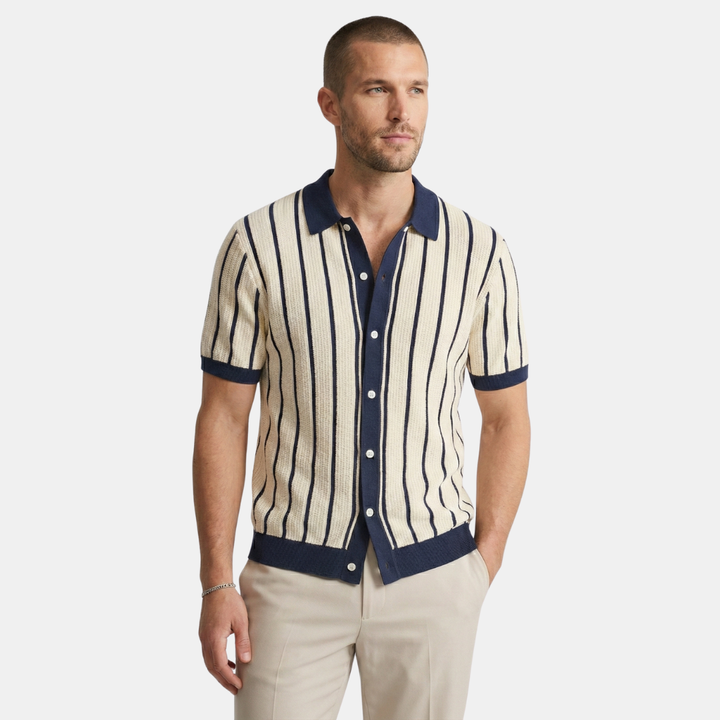 Men’s Striped Short Sleeve Shirt