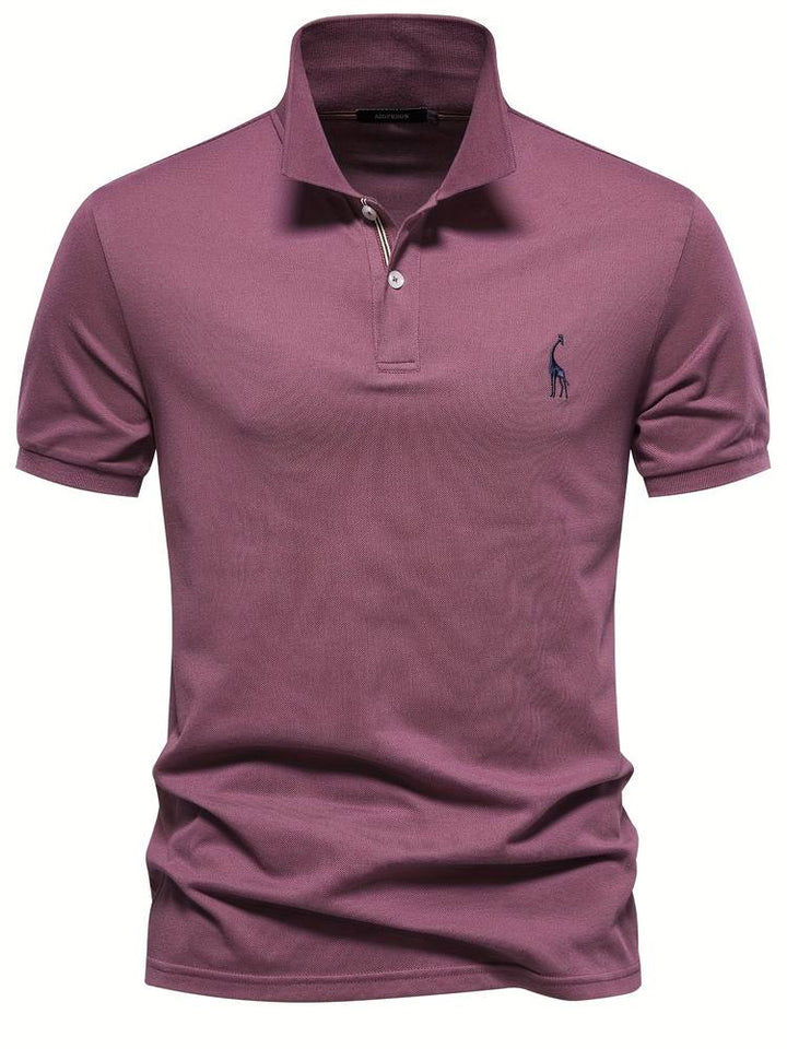 Cotton Polo Giraffe Shirt for Men