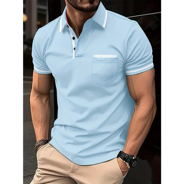Maison | Timeless Slim Fit with Contrast Trims  Polo Shirt