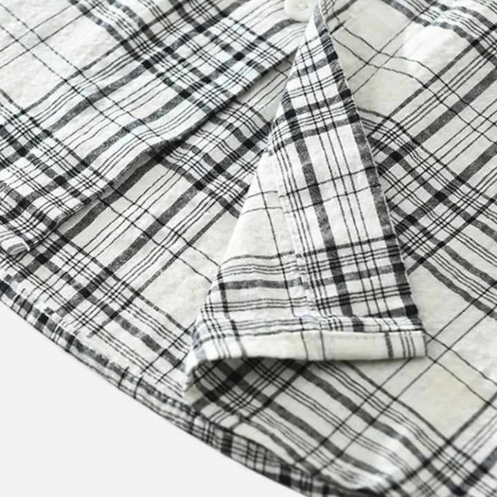 Long Sleeve Oversized Casual Pocket Shirt Men