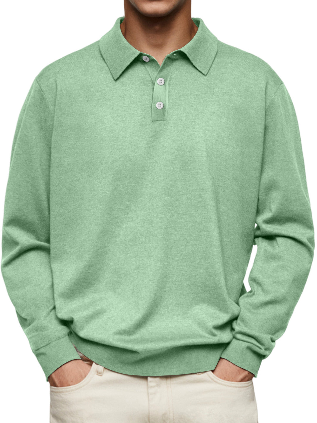 Lucas | Luxury Polo with Long Sleeves