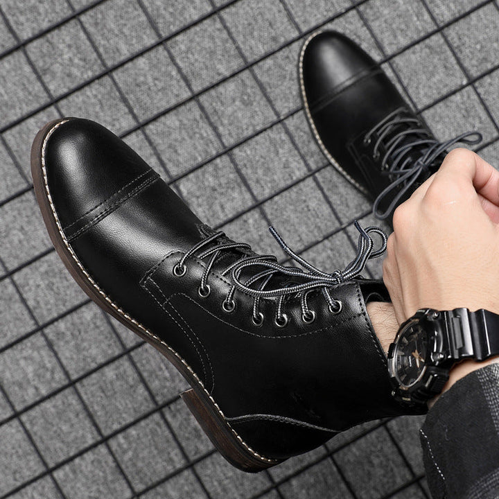 Morgan | Faux Leather Ankle Boots