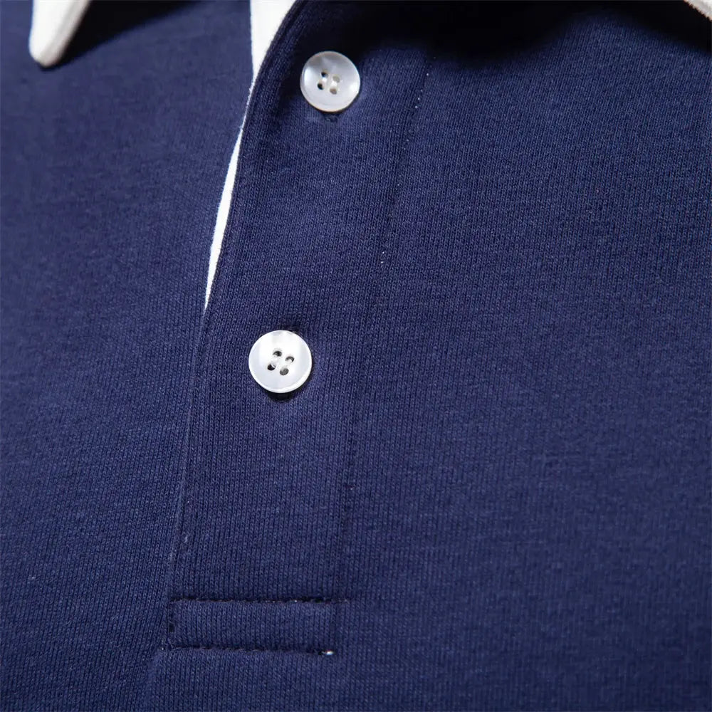 Ashton | Long-sleeved polo shirt