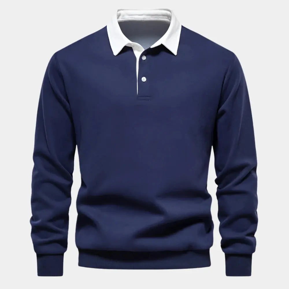 Ashton | Long-sleeved polo shirt