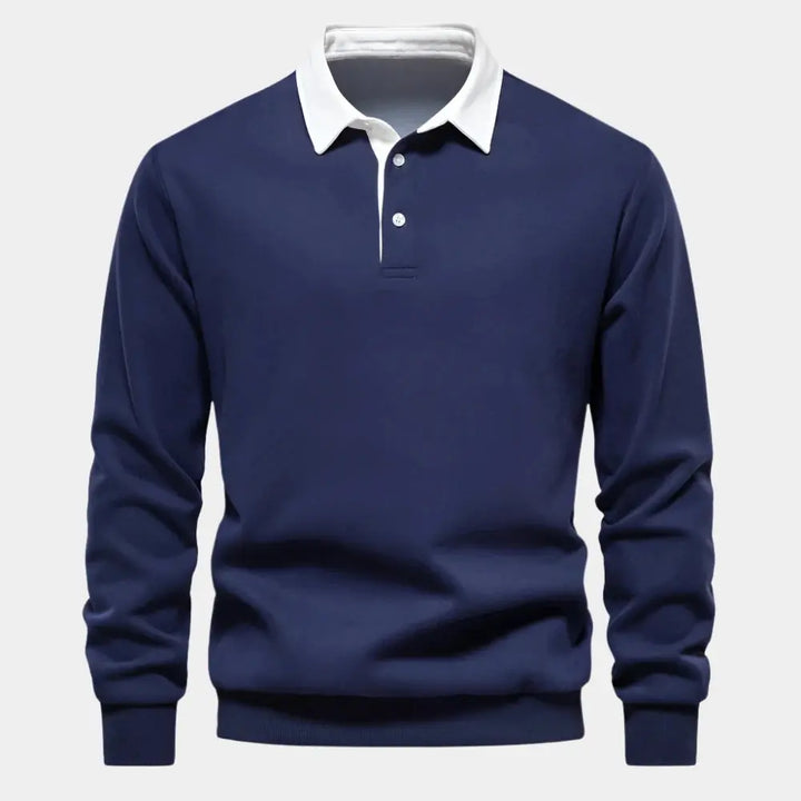 Ashton | Long-sleeved polo shirt