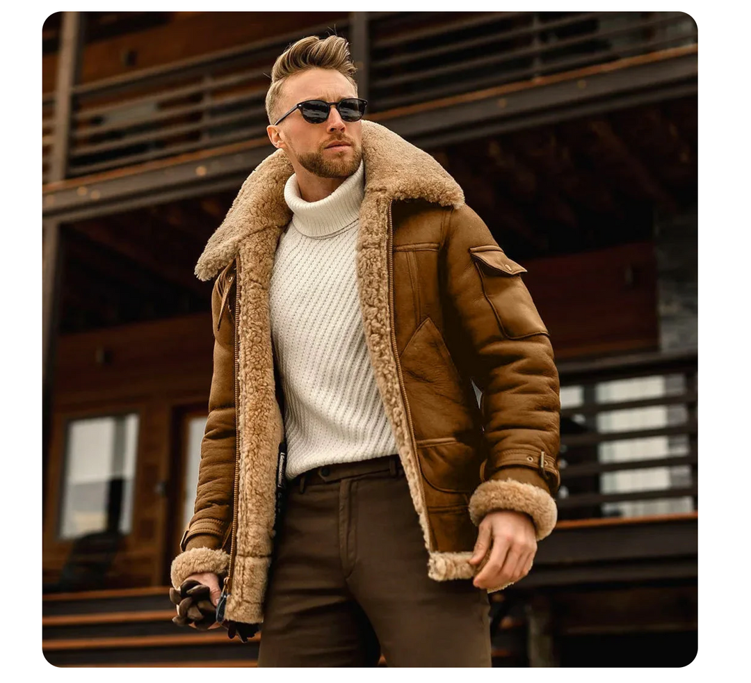 Franklyn – Casual Luxe and Thick Leather Jacket | Last Day 80% Off!