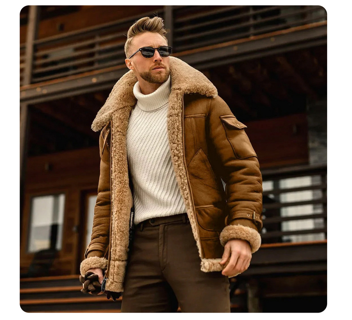 Franklyn – Casual Luxe and Thick Leather Jacket | Last Day 80% Off!