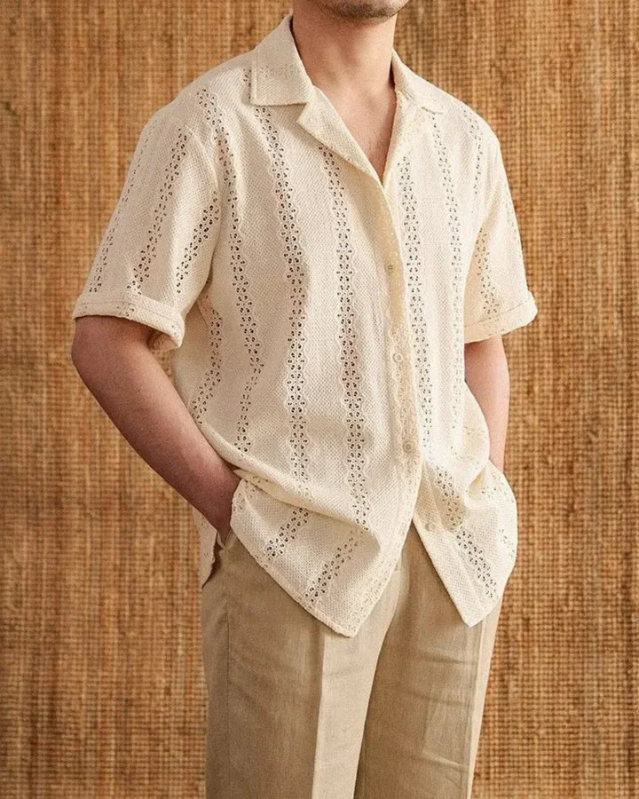 Men’s Cotton Short Sleeve Casual Shirt