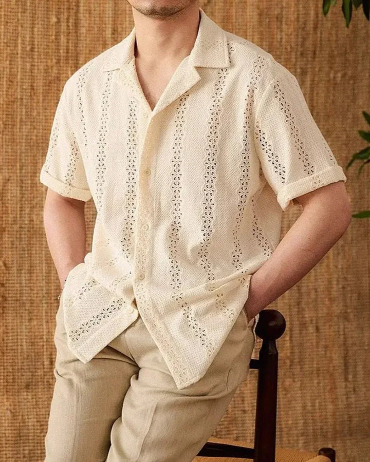 Men’s Cotton Short Sleeve Casual Shirt