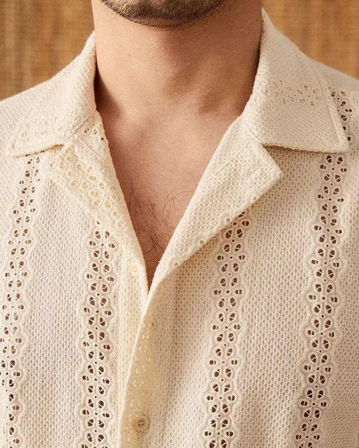Men’s Cotton Short Sleeve Casual Shirt