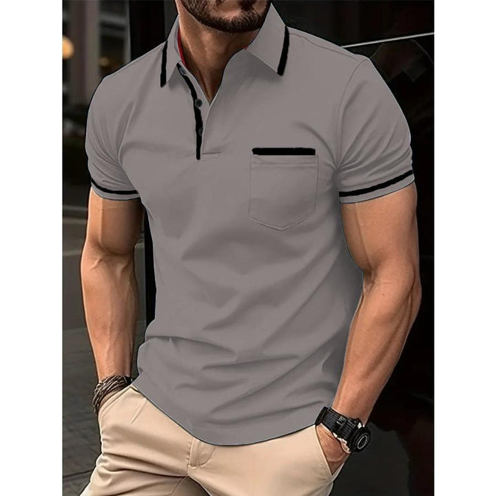 Maison | Timeless Slim Fit with Contrast Trims  Polo Shirt